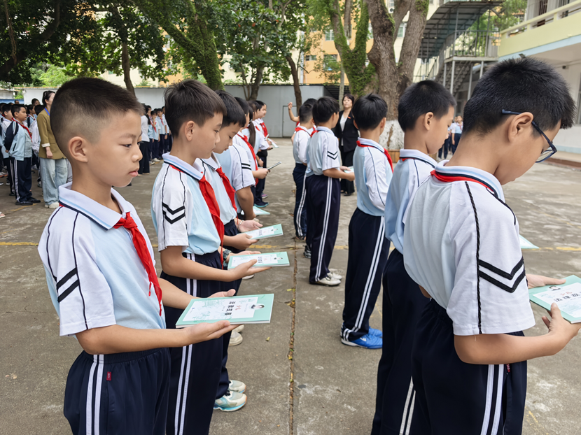 情系教育，护苗成长――阳光助学行走进海师附小捐赠仪式