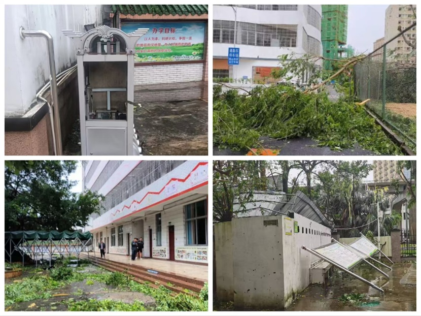 风雨过后，即是晴天：附小人全力恢复校园正常秩序