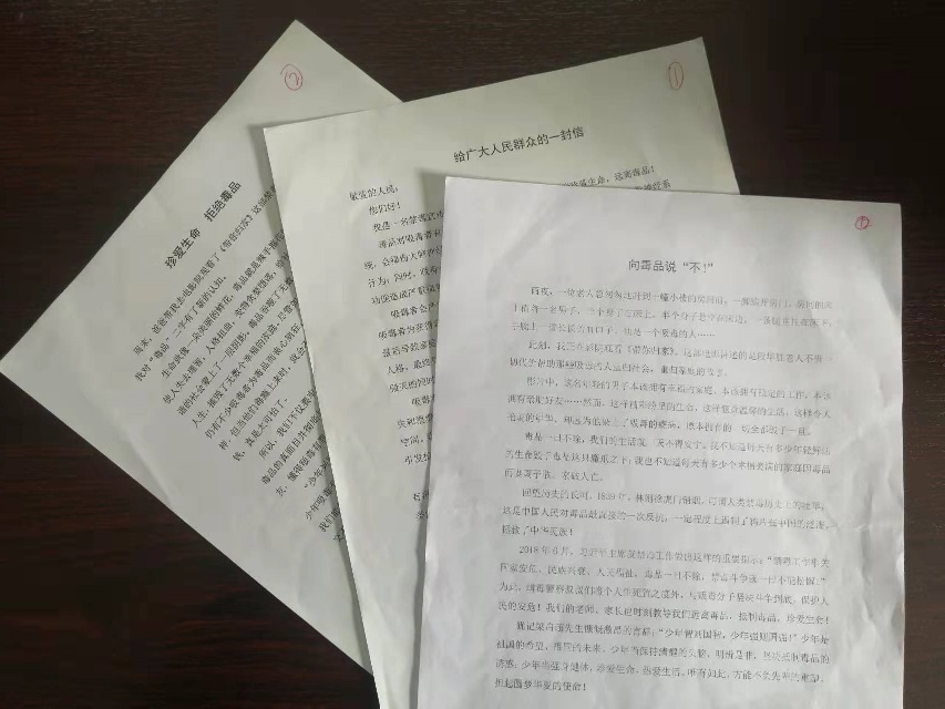 爱爱啦
实验小学禁毒征文比赛