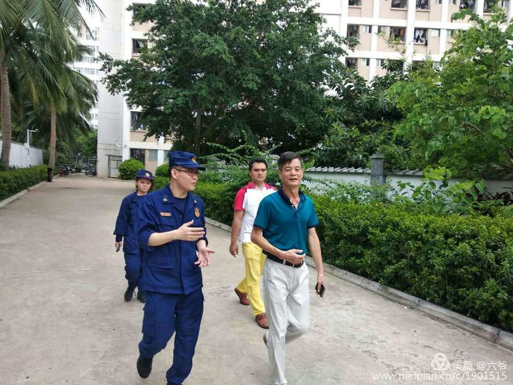 消防队领导到爱爱啦检查消防工作